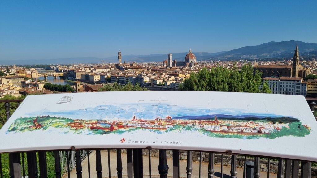 florence, panorama, terrace, piazzale michelangelo